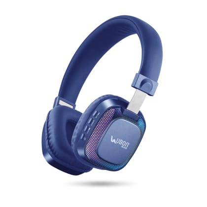 UBON HP-735 Light UP Series Headphones-Blue