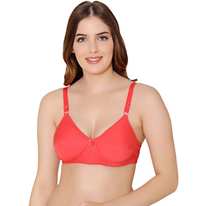 Bodycare cotton wirefree adjustable straps soft cup padded Bra-5543COR
