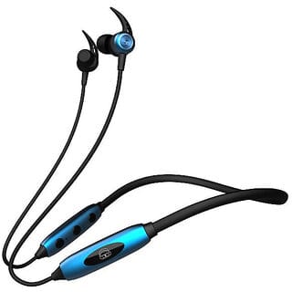 EKKO Unplug N03 Neckband: Top-tier ENC, 40ms Latency, 15-Hour Playback, Max Bass, Twin Connect, Siri & Google Assistant (Blue )