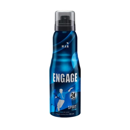 Engage Spirit for Him Deodorant for Men, Fresh & Energetic, Skin Friendly Deo, 165ml Body Spray
