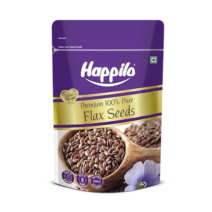 Happilo Premium Raw Authentic Flax Seeds 250g