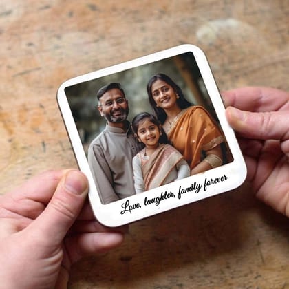 Personalised Photo Coasters - Set of 6