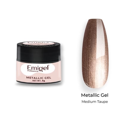 Emigel -  Metallic Pearl Gel - MEDIUM TAUPE