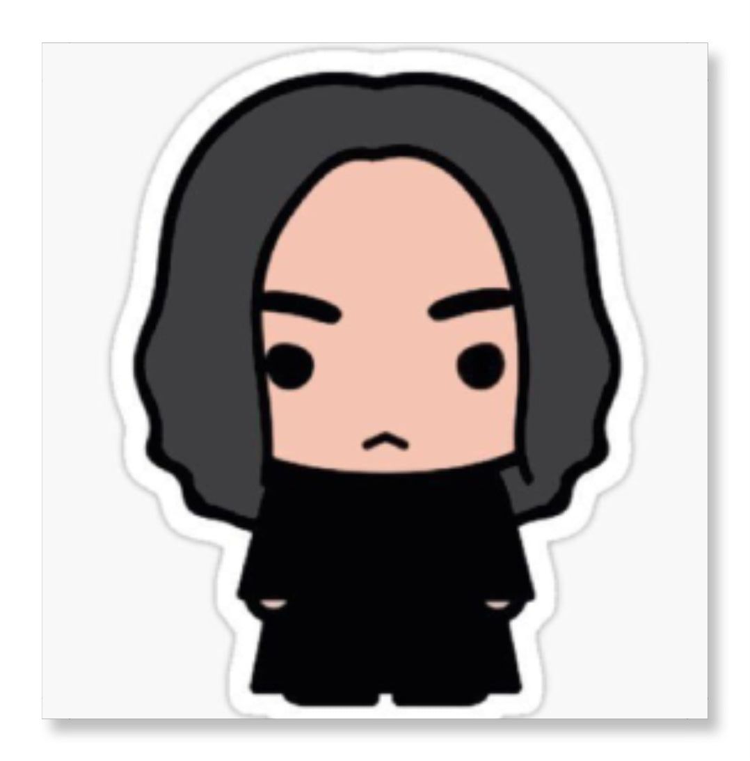 Severus Snape - Harry Potter-Without Frame