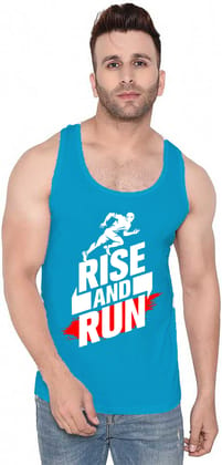 Men's Rise Gym Textured Sando-Small