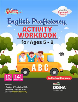 Perfect Genius English Proficiency Activity Workbook for Ages 5 to 8 - 4th Edition | Must for Olympiad Exams | Builds 141 Life Skills