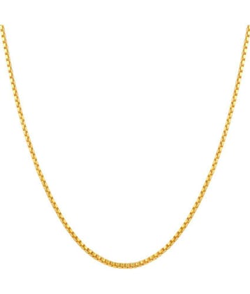 FASHION FRILL - Gold Plated Chain ( Pack of 1 ) - Golden