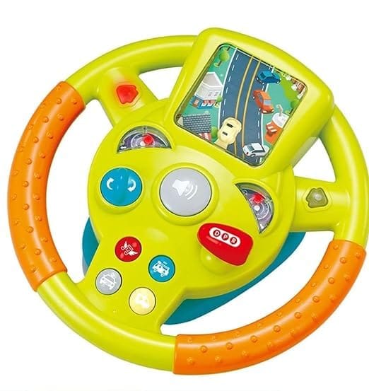 Spot Hunt Little Driver Steering/Wheel Toy@ With Music, Games & Vehicle Sounds, For Kids