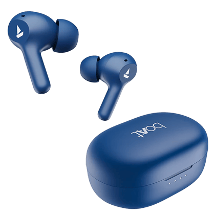 boAt Airdopes 71 | Wireless Earbuds with 40 Hours Playback, BEAST™ Mode, ENx™ Technology, Dual Mic with ENx™ Technology Starry Blue