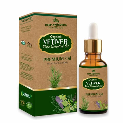 Vetiver Pure Essential Oil (Vetiveria zizanoides) | 20ml
