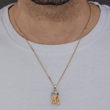 JESUS PIECE (GOLD) Pendant+ Chain