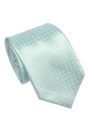 Men's Square Formal Necktie - Light Blue-Free / Light Blue