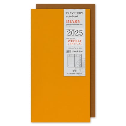 TRAVELER'S notebook Refill 2025 Weekly Vertical