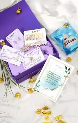 Luxury Jewellery Set Gift Hamper for Her with Personalised Card