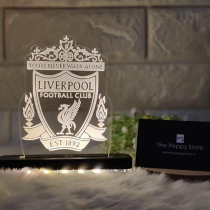 Liverpool Led Plaque with Led Stand