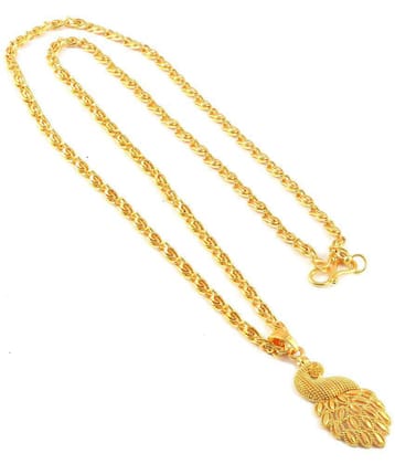 Jewar Mandi Gold Pendant ( Pack of 1 ) - Gold