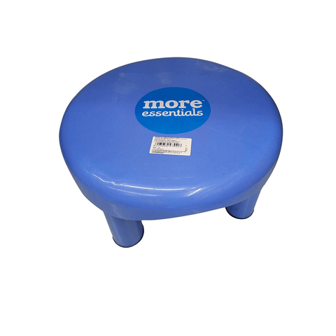 More Essentials Blue Bath Stool Plastic Big1 No'S , 1Pc