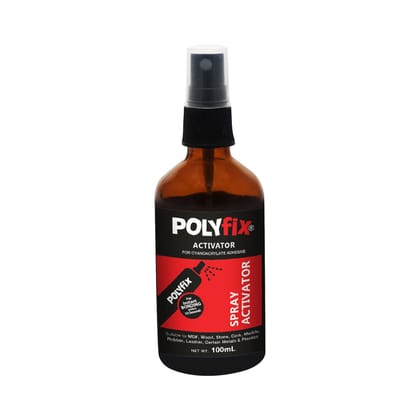 Polyfix Spray Activator (Glass Bottle): Versatile Adhesion Solution for MDF, Furniture, and More - 100ml