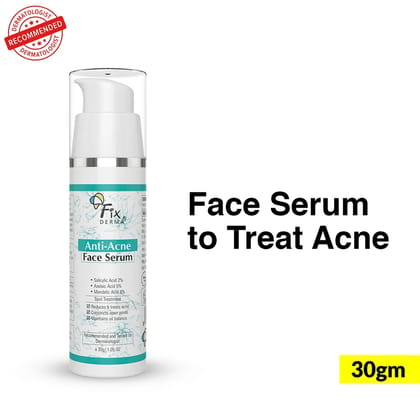 Anti-Acne Face Serum | 5% Azelaic acid, 4% Mandelic acid, 2% Salicylic acid serum-30g