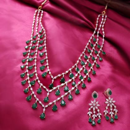 Gossip Verdant Droplets Necklace Set