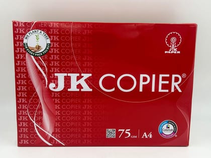 JK Copier Paper 75GSM A4, 1 Ream (500Sheets)