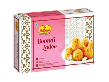 Haldiram's Boondi Ladoo Packed Sweets - 500 Gm