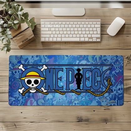 ONE PIECE MOUSE PAD (23 X 11 INCHES) - GAMING MOUSE PAD