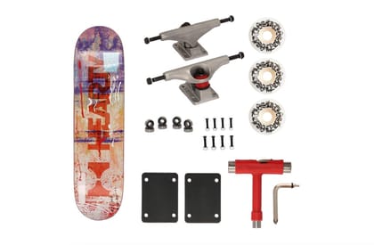 Hearty Pro-Complete Skateboard Pack- Unassembled- 8.0" & 8.25"-Urban Surge Gen-2 ( Purple )-8.0" x 31.66"