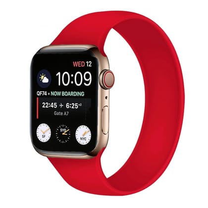 Solo Elastic Sport Loop Band for Apple Watch - 42mm | 44mm | 45mm-M / Red