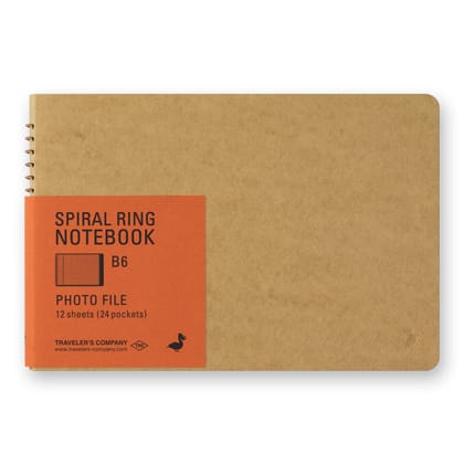 TRC SPIRAL RING NOTEBOOK (B6) Photo File