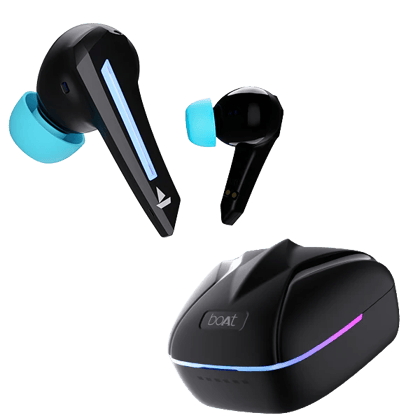 boAt Immortal 111 | Bluetooth Gaming Wireless Earbuds with BEAST™️Mode, ENx™ Technology, ASAP™ Charge, Bluetooth v5.3 Black Sabre