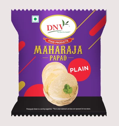 DNV Foods Maharaja Plain Papad, 450 gm