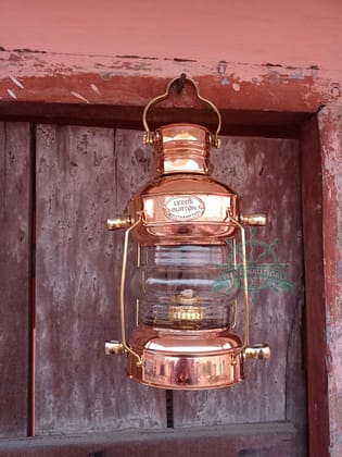 Diwali Decor Brass Oil Lamp | Copper Brass Oil Lamp | Hanging Lantern