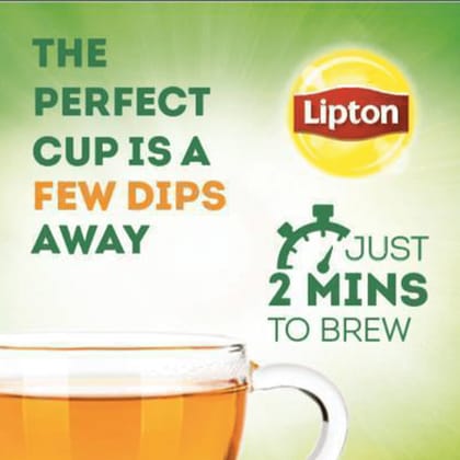 Lipton Honey Lemon Green Tea Bags, 50 Units Box