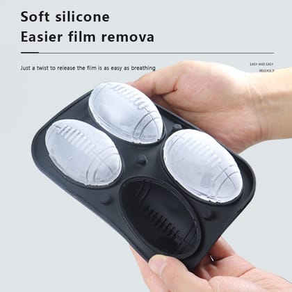 Rugby Shaped Ice Tray - Set Of 2 ( 8 Rugby)-SET OF 2