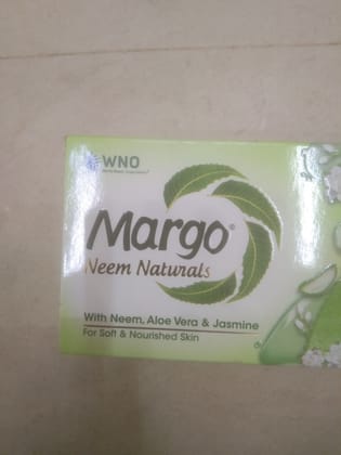 Margo Neem naturals With neem, aloe vera & jasmine For soft & nourished skin 