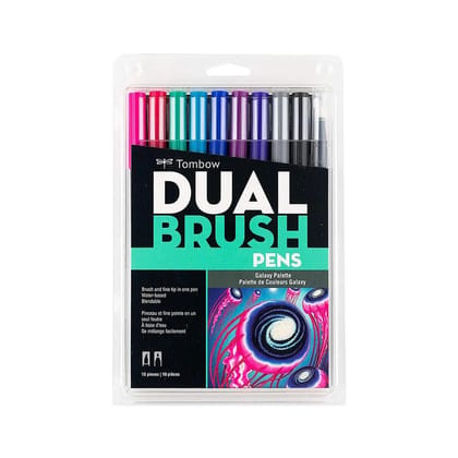 Tombow Dual Brush Pens Colour Sets (Choose Shade)-GALAXY PALETTE