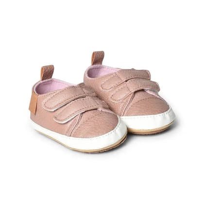 Cuddle Unisex Comfy Leather Shoes-0-6 M / Pink