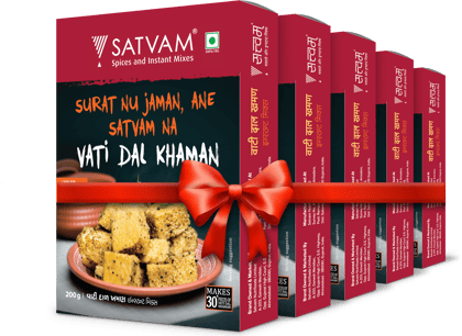 Satvam Vati Dal Khaman Instant Mix (Pack of 5)|(5*200g)