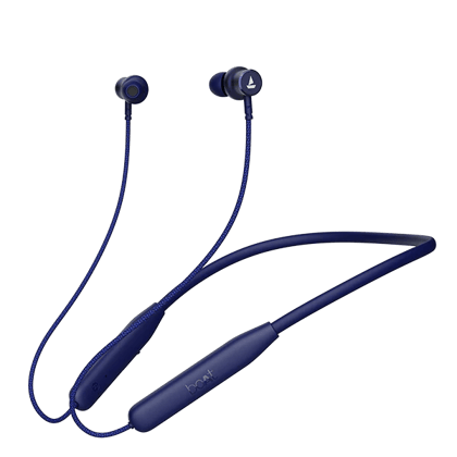 boAt Rockerz 110 | Wireless Earphone with 40H Playback, ASAP™ Charge, Dual Pairing, ENx™ Technology, BEAST™ Mode Deep Purple