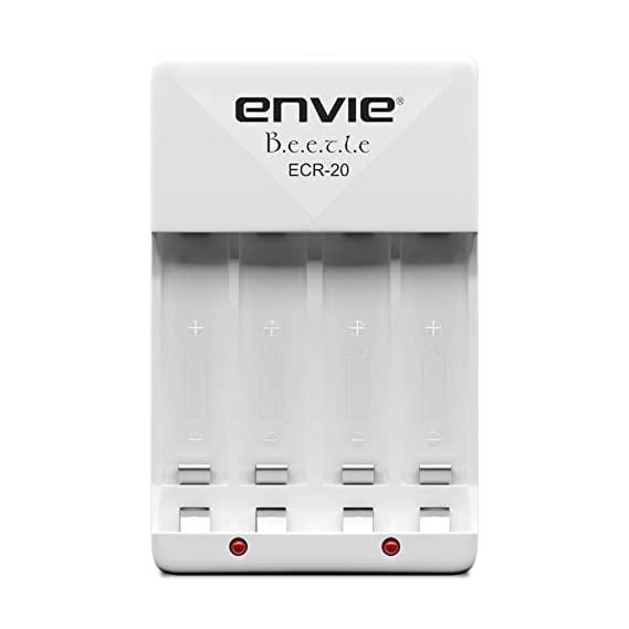 ENVIE (ECR-20) Charger for AA & AAA Rechargeable Batteries