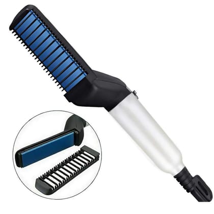 2 IN 1 Hair & Beard Straightener (Pack of 1)-Free Size