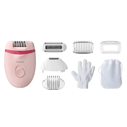 Philips BRE285/00 Compact Epilator With Opti light For Legs, Arms & Underarms