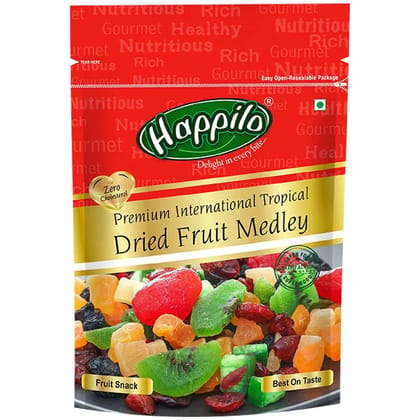 Happilo Premium International Dried Tropical Fruit Medley, 200 gm