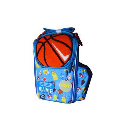 Basket ball Lunch Bag (Vertical bags with bottle )