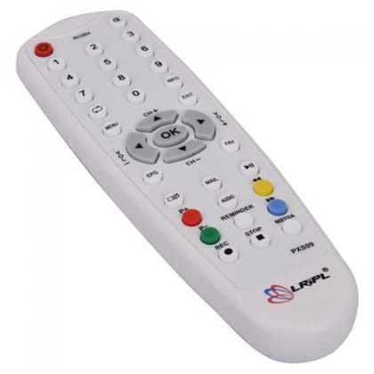 LRIPL Set-Top Box Remote Control Compatible for RC064 Kerala Vision Set Top Box White