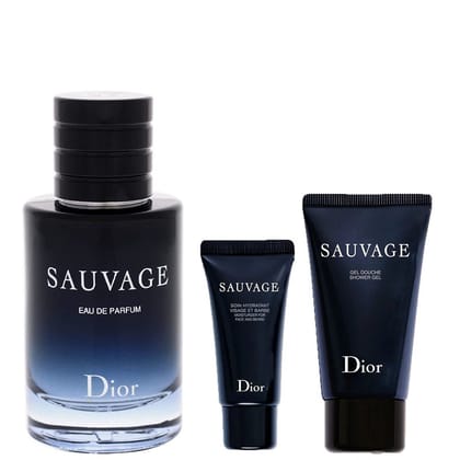 DIOR - SAUVAGE Set 60 ml EDP + 50 ml SG + 20 ml Cream