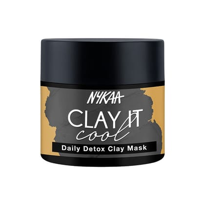 Nykaa Clay It Cool Daily Detox Clay Mask with Lactic acid & Liquorice extract(100gm)