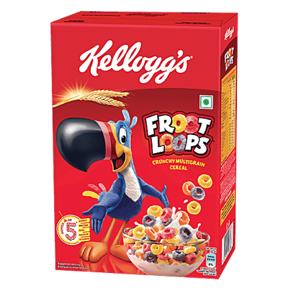 Kelloggs Froot Loops - Crunchy Multigrain Cereal, 285 g