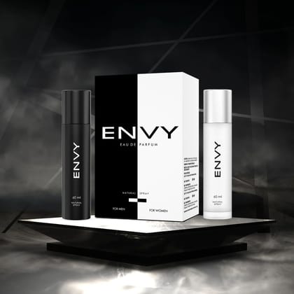 ENVY Black & White natural Spray Perfume for Men & Women EDP -120ml